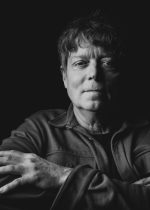 Black and white portrait of author Jason Roberts