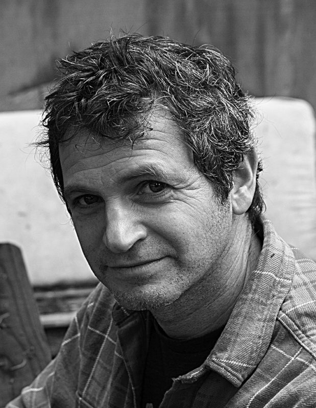 Black and white portrait of Peter Orner