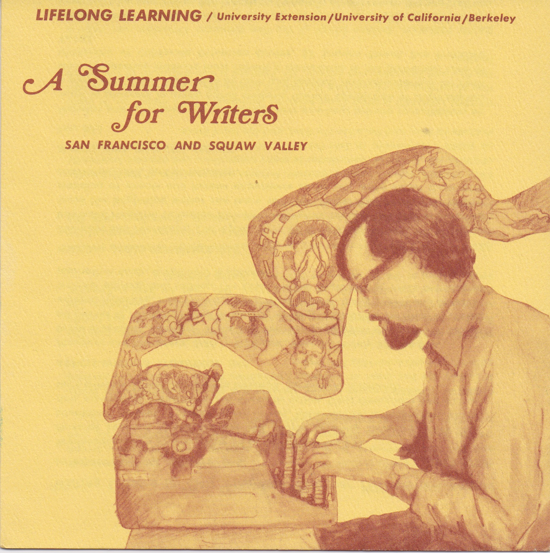 Image of cover of first annual brochure.