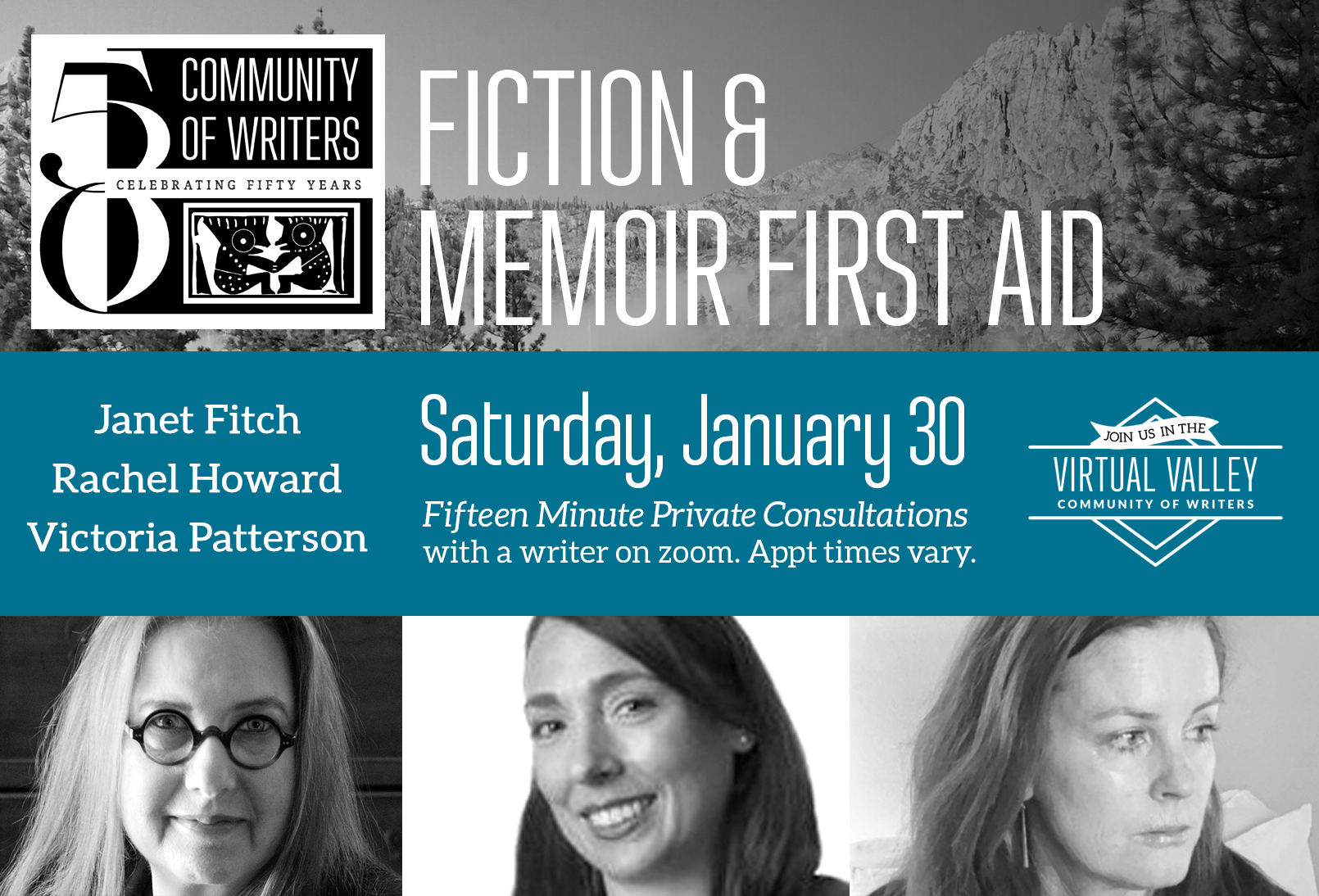 Fiction & Memoir First Aid - Community of Writers