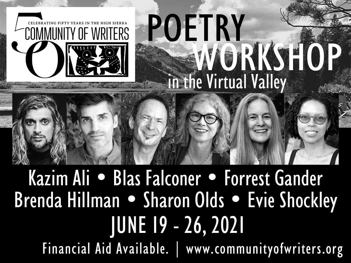 2021 Summer Poetry Workshop Community Of Writers