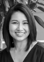 Black and white portrait of Kirsten Chen