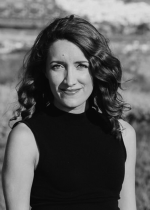 Black and white portrait of Jean Guerrero